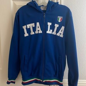 Italia Zip Up Hoodie